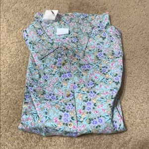 Button Down Long Sleeve Floral Shirt